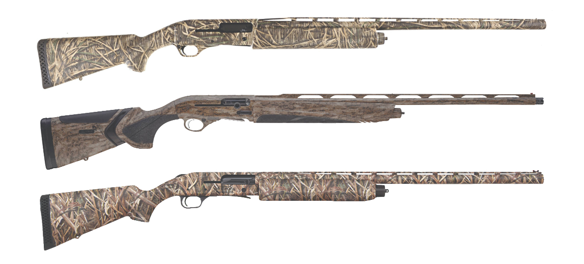 (Top to bottom) Winchester Super X2, Beretta A400 Xtreme Plus, Mossberg 935